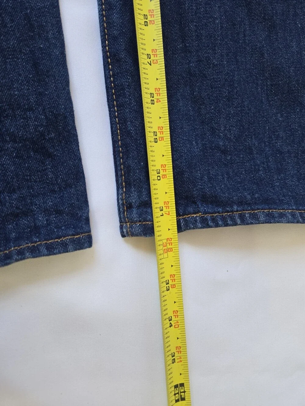 Levi's 501 Jeans Men's 38x32 Dark Wash Button Fly Straight Leg Classic Denim